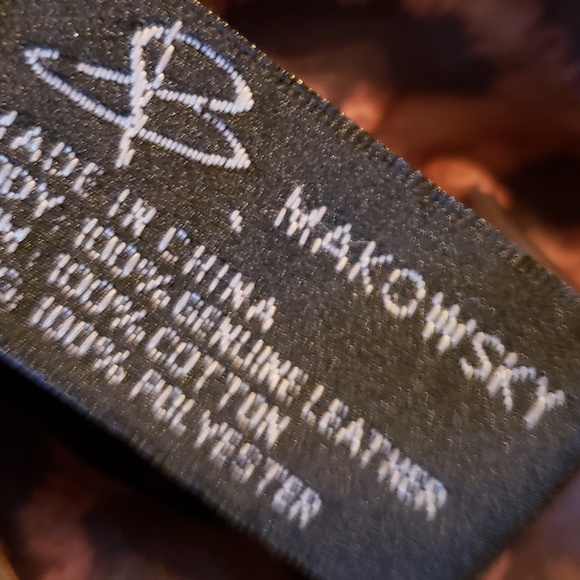 Metallic gun B Makovsky  purse - Picture 2 of 4